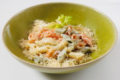 Сырные макарошки