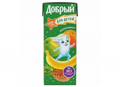 Сок "Добрый" Мультифрукт 0,2л
